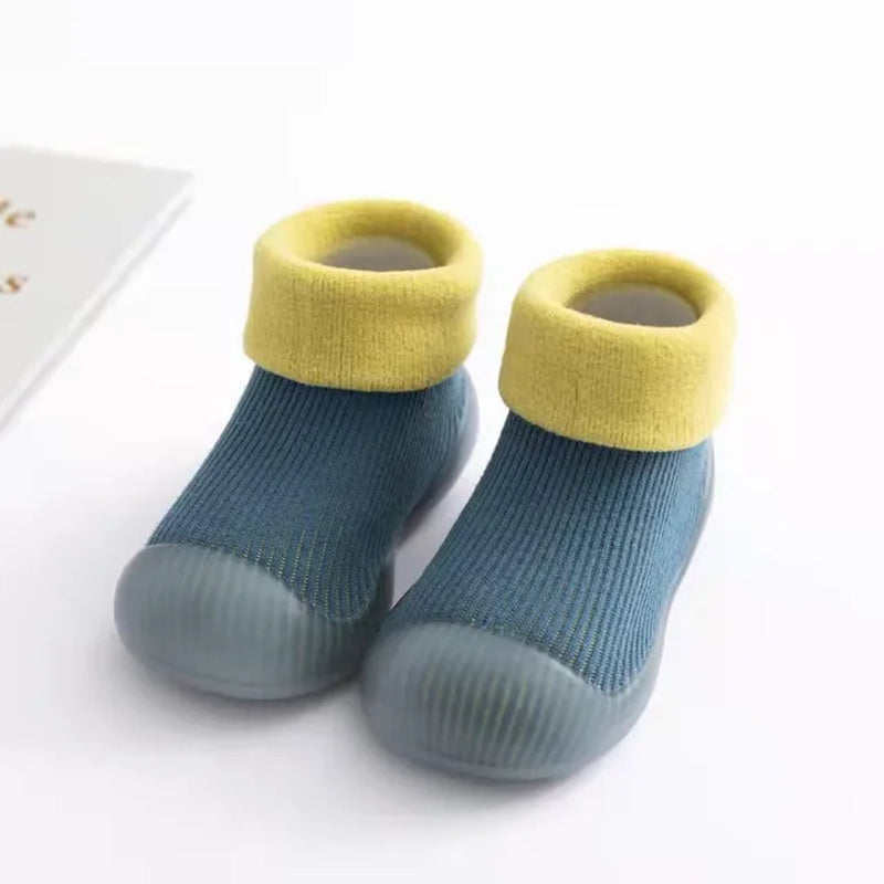 Winter Infant Toddler Baby Socks Shoes Warm Plush Kids Girls Boys Snow Boots Outdoor Soft Bottom Non-Slip Child Newborn Booties